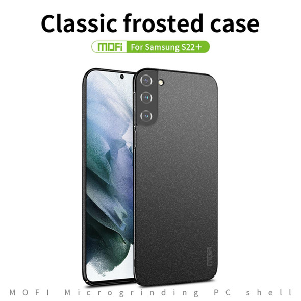 Samsung Galaxy S22+ 5G MOFI Fandun Series Frosted Ultra-thin PC Hard Phone Case(Black)