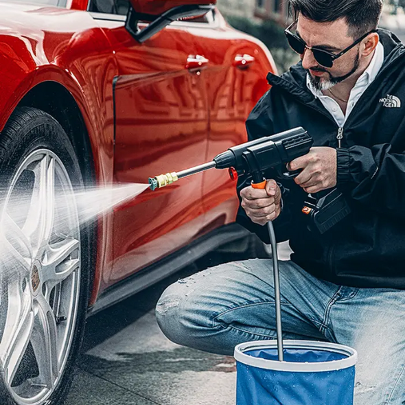 High Pressure Car Washer Gun - Portable & Multifunctional