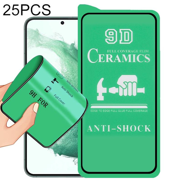 25 PCS 9D Full Screen Glue Ceramic Film - Samsung Galaxy S22+ 5G