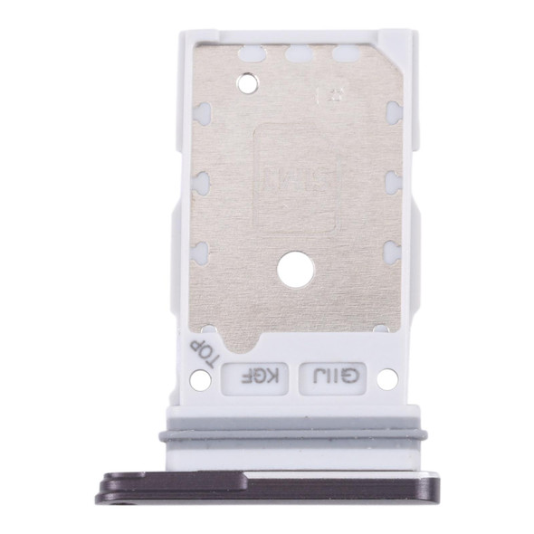Original SIM Card Tray + SIM Card Tray for Samsung Galaxy S21 FE 5G SM-G990B(Black)