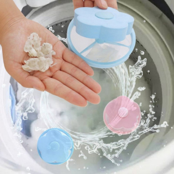 Set of 2 Reusable Washing Machine Floating Hair Filters