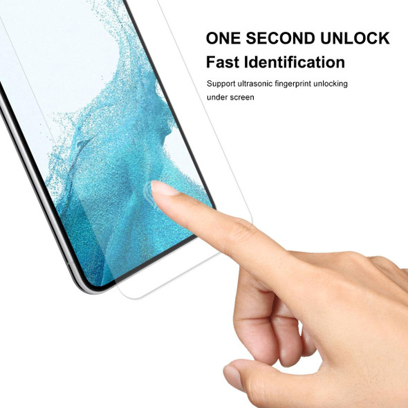 5 PCS - Samsung Galaxy S22+ 5G ENKAY 0.2mm Tempered Glass Film, Support Fingerprint Unlock