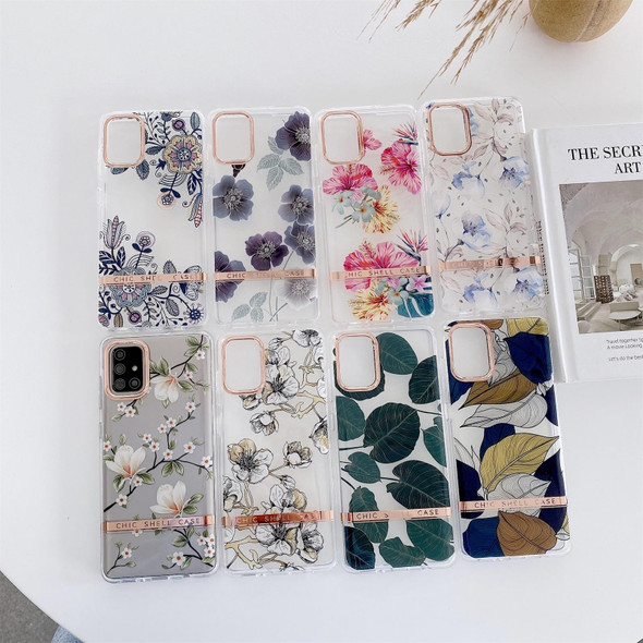 Samsung Galaxy A32 5G Translucent Plating Flower Phone Case(Ewha)