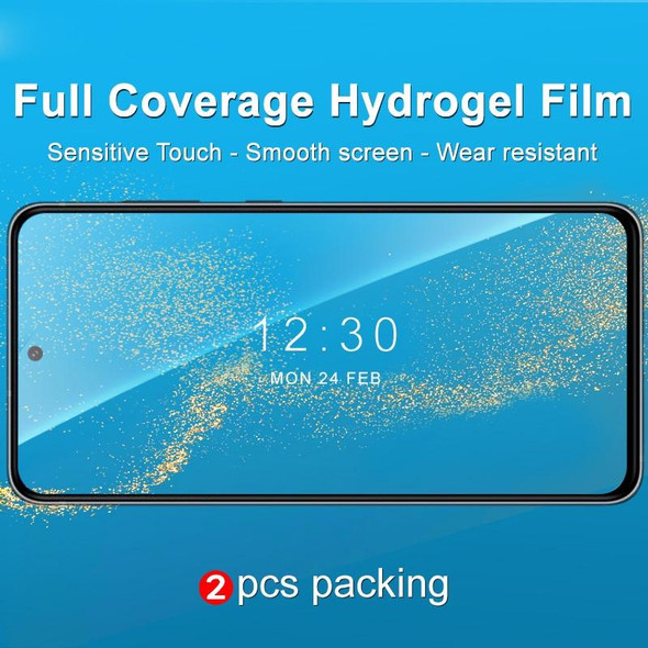 Samsung Galaxy S21 FE 5G 2 PCS imak Curved Full Screen Hydrogel Film Front Protector