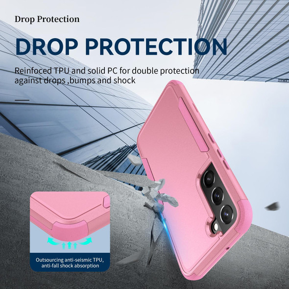 Samsung Galaxy S22+ 5G TPU + PC Shockproof Phone Case(Pink)