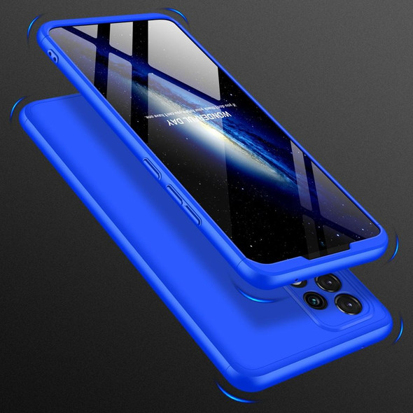 Samsung Galaxy A52 5G / 4G GKK Three Stage Splicing Full Coverage PC Phone Case(Blue)