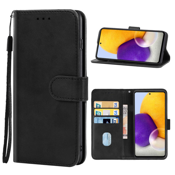 Samsung Galaxy A72 4G / 5G Leather Phone Case(Black)