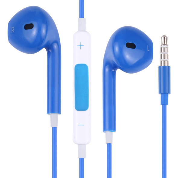 EarPods Wired Headphones Earbuds with Wired Control & Mic(Blue)