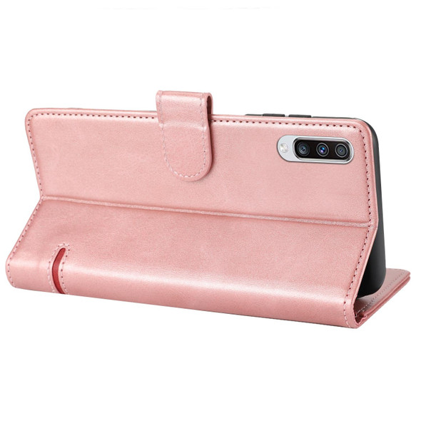 Samsung Galaxy A70 Classic Wallet Flip Leather Phone Case(Pink)