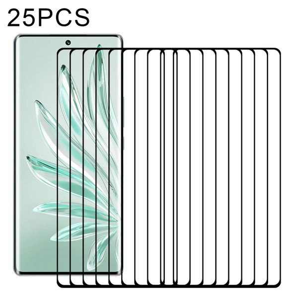25 PCS 3D Curved Edge Full Screen Tempered Glass Film - Honor 70 Pro / 70 Pro+