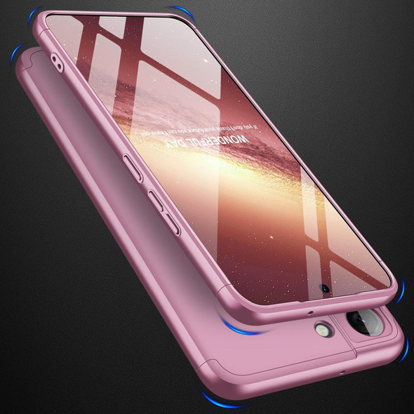 Samsung Galaxy S22+ 5G GKK Three Stage Splicing PC Phone Case(Rose Gold)