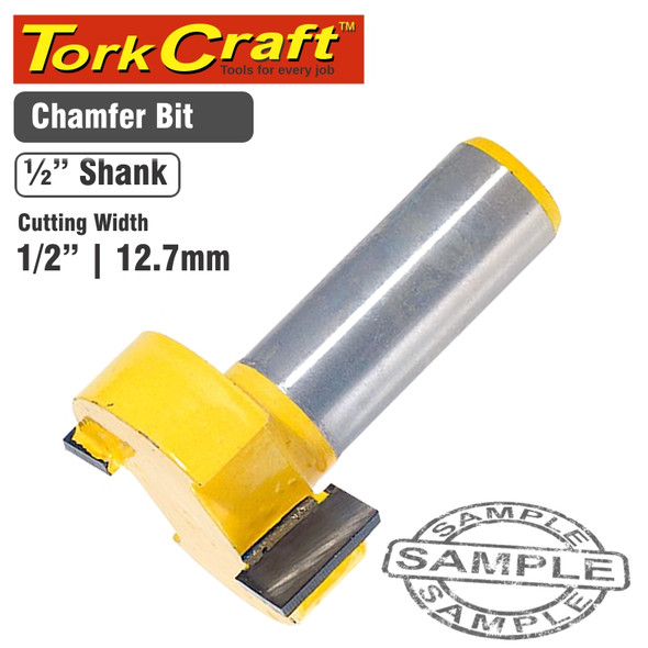 ROUTER BIT CHAMFER 45 DEGREE1/2'