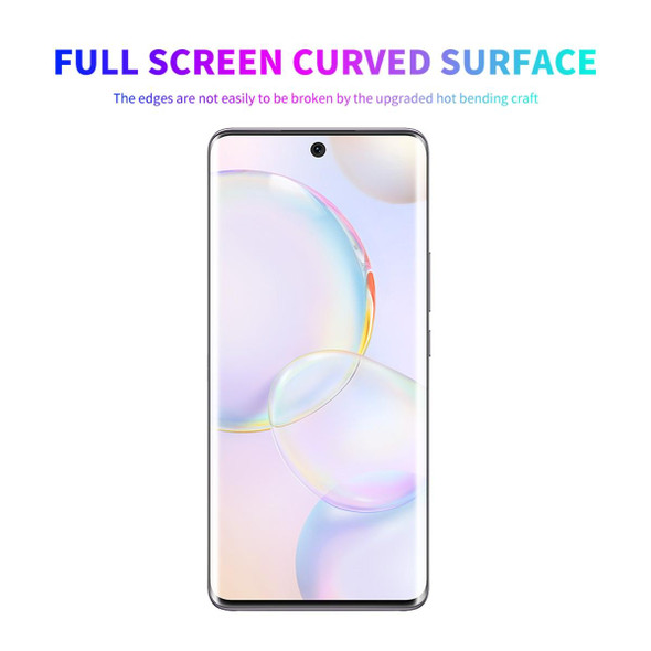 Honor 50 5 PCS ENKAY Hat-Prince 3D Curved Full Coverage PET Hot Bending HD Screen Protector Soft Film Support Fingerprint Unlock