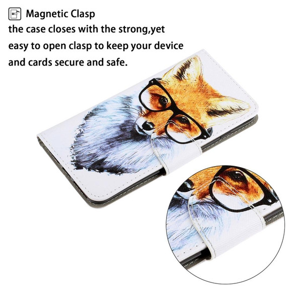 Galaxy S20 Ultra 3D Colored Drawing Horizontal Flip PU Leather Case with Holder & Card Slots & Wallet(Fox)