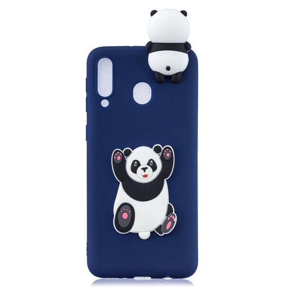 Galaxy A30 3D Cartoon Pattern Shockproof TPU Protective Case(Panda)