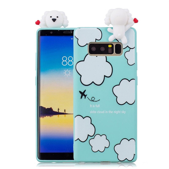 Galaxy Note 8 Shockproof Cartoon TPU Protective Case(Clouds)
