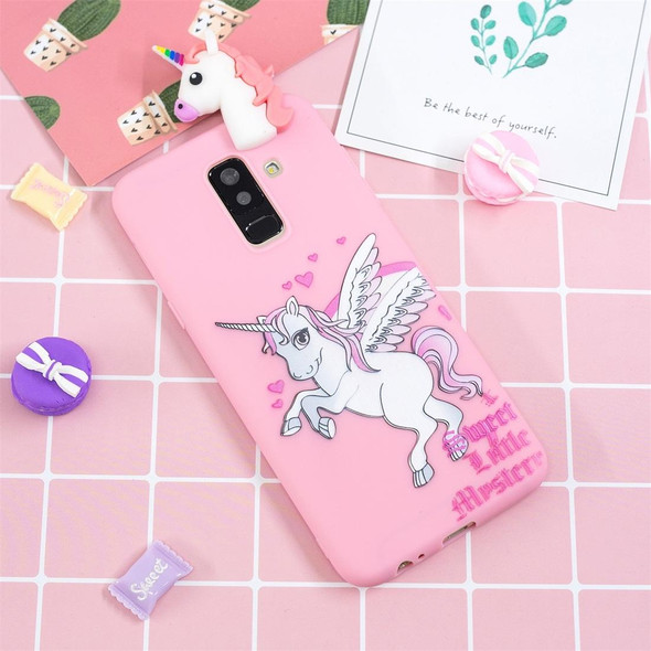 Galaxy A6 (2018) Shockproof Cartoon TPU Protective Case(Unicorn)