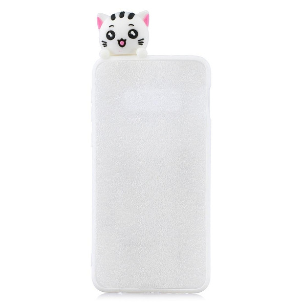 Galaxy S10e Shockproof Cartoon TPU Protective Case(Cat)