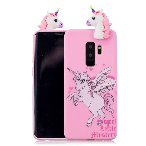 Galaxy S9+ Shockproof Cartoon TPU Protective Case(Unicorn)