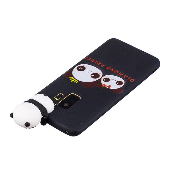 Galaxy S9 Shockproof Cartoon TPU Protective Case(Two Pandas)