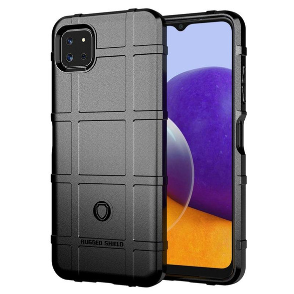 Samsung Galaxy A22 5G Full Coverage Shockproof TPU Case(Black)