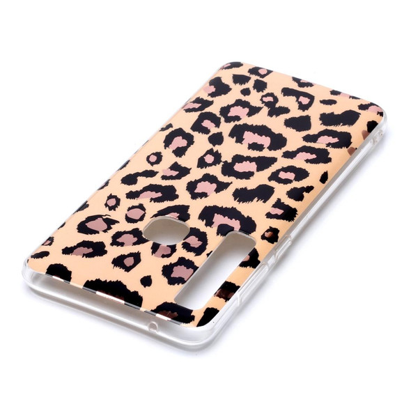 Galaxy A9 (2018) / A9s Plating Marble Pattern Soft TPU Protective Case(Leopard)