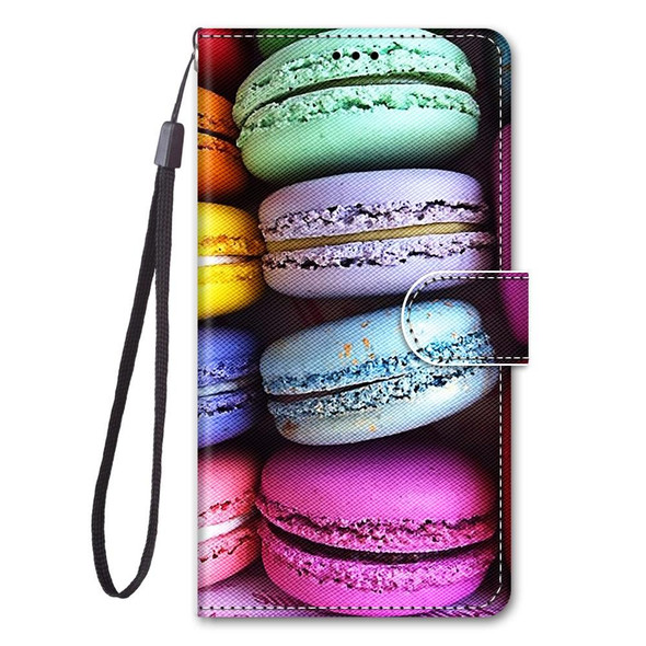 Samsung Galaxy S20 FE 5G Coloured Drawing Cross Texture Horizontal Flip PU Leather Case with Holder & Card Slots & Wallet & Lanyard(Colorful Layer Cake)