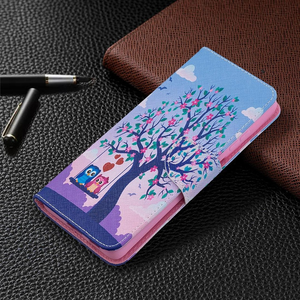 Samsung Galaxy S30 Ultra Colored Drawing Pattern Horizontal Flip Leather Case with Holder & Card Slots & Wallet(Tree)