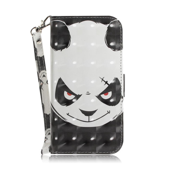 3D Colored Drawing Horizontal Flip Leatherette Case, with Holder & Card Slot & Wallet - Galaxy Note 10(Angry Bear)