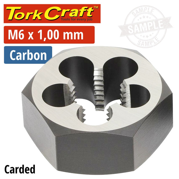 DIE CARB.STEEL 6X1.00MM CARDED