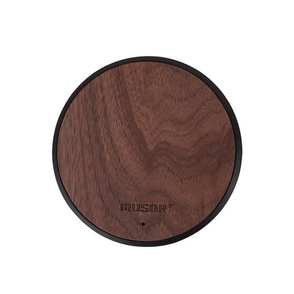 Musor 2 PCS 10W Phone Fast Charging Walnut Wireless Charger