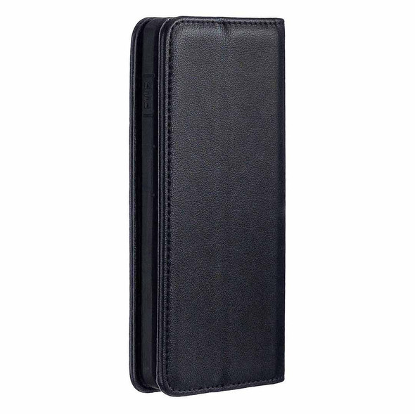 Samsung Galaxy S10 2 in 1 Detachable Magnetic Horizontal Flip Genuine Leather Case with Holder & Card Slots & Wallet(Black)