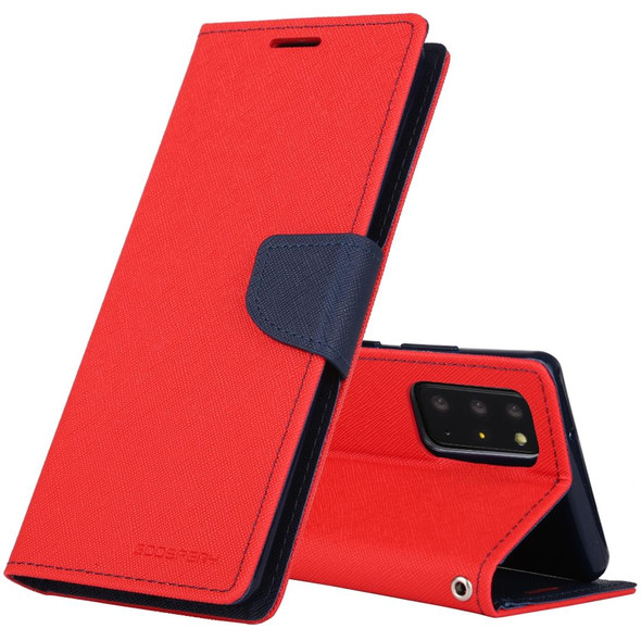 Samsung Galaxy Note20 Ultra GOOSPERY FANCY DIARY Horizontal Flip PU Leather Case with Holder & Card Slots & Wallet(Red)