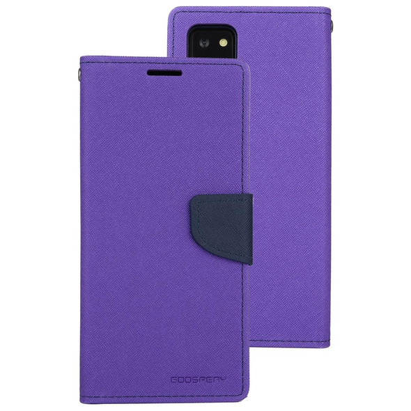 Samsung Galaxy Note20 GOOSPERY FANCY DIARY Horizontal Flip PU Leather Case with Holder & Card Slots & Wallet(Purple)