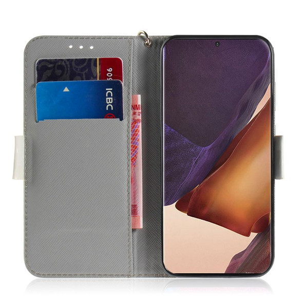 Samsung Galaxy Note20 Ultra 3D Colored Drawing Horizontal Flip Leather Case with Holder & Card Slots & Wallet & Lanyard(Pug)