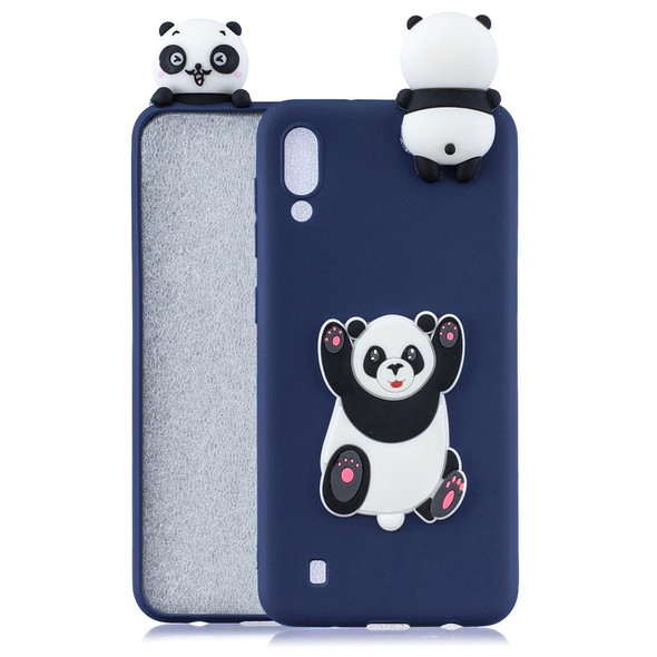 Galaxy M10 3D Cartoon Pattern Shockproof TPU Protective Case(Panda)