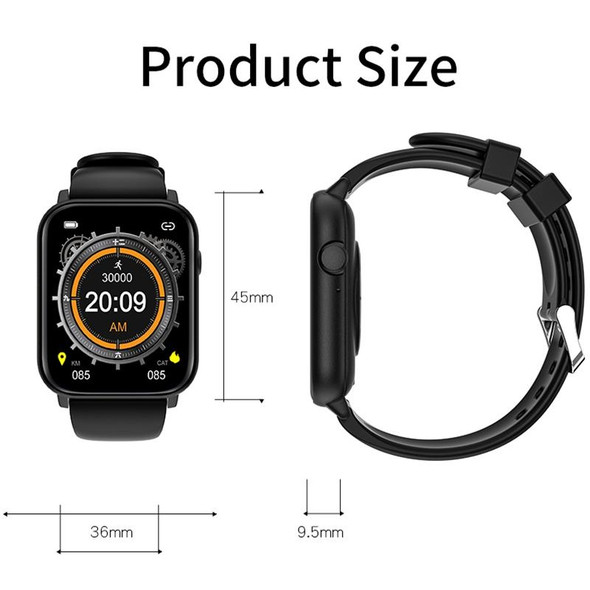 Q28 Pro 1.8 inch Screen Smart Watch, 64Mb+128Mb, Support Heart Rate Monitoring / Bluetooth Calling / Blood Oxygen Monitoring(Rose Gold)