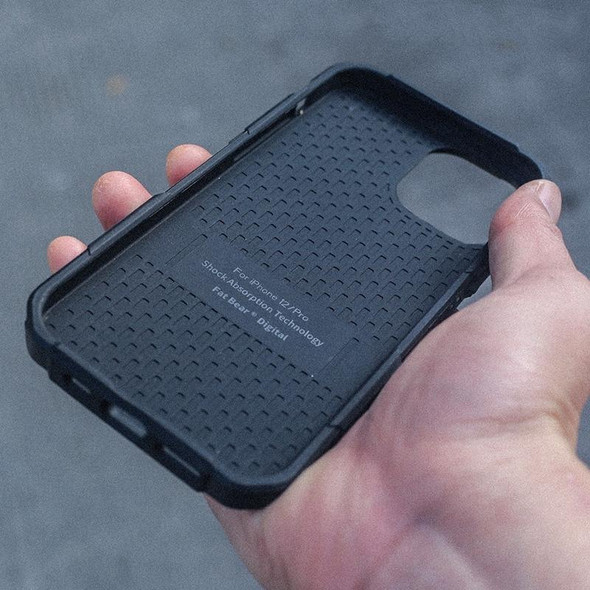 FATBEAR Armor Shockproof Cooling Case - iPhone 12 / 12 Pro(Black)