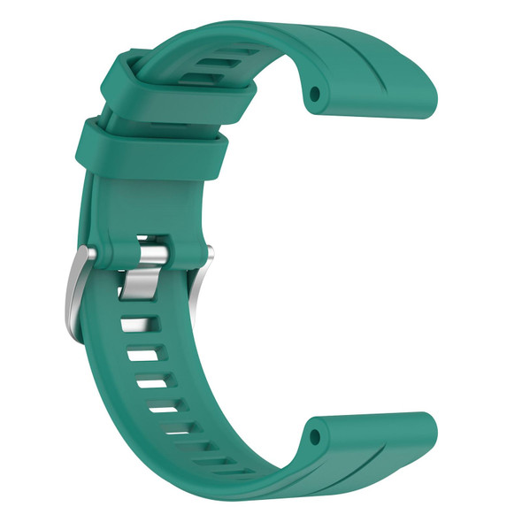 Garmin Descent G1 22mm Solid Color Silicone Watch Band(Green)