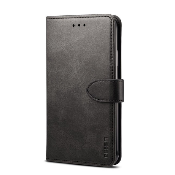 iPhone 11 Pro Max GUSSIM Magnetic Horizontal Flip Leather Case with Holder & Card Slots & & Wallet(Black)