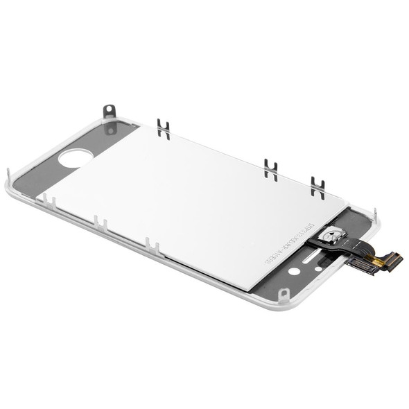 10 PCS Digitizer Assembly (LCD + Frame + Touch Pad) for iPhone 4S(White)