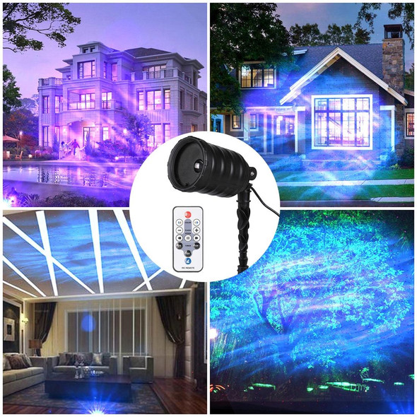 Blinblin CPF-LED 9W RGB IP65 Waterproof ABS Shell Landscape Light, Lawn Lamp Floodlight with 12-keys Remote Control