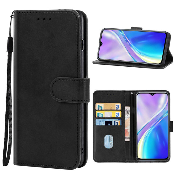 Leather Phone Case - OPPO Realme XT(Black)