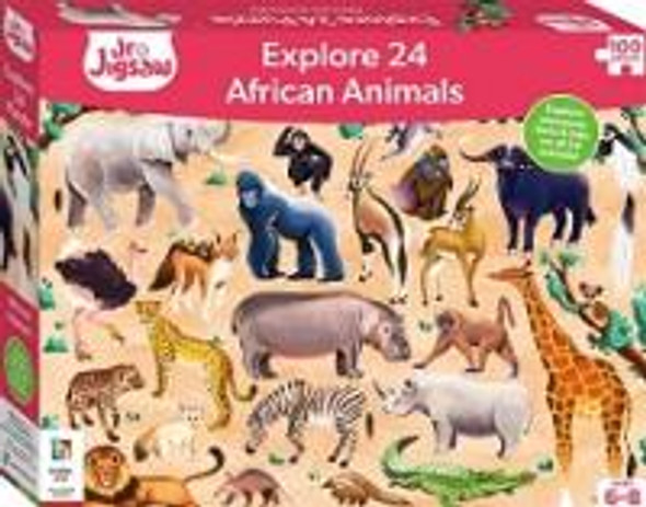24 African Animal - 100 Piece Junior Puzzle