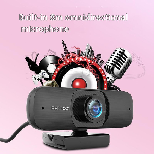 HD Version 1080P C60 Webcast Webcam High-Definition Computer Camera With Microphone, Cable Length: 2.5m