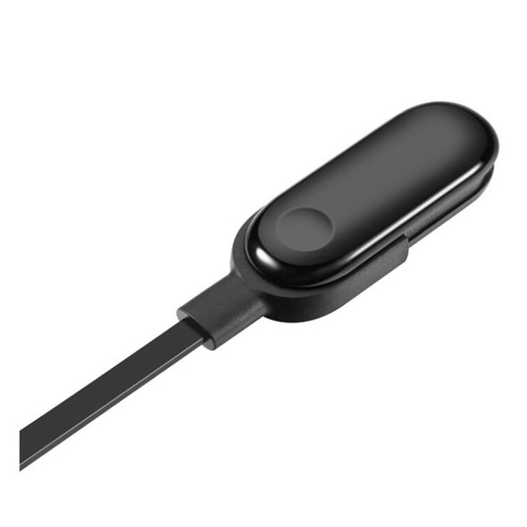 Pure Copper Wire Core Bracelet USB Charger for Xiaomi Mi Band 3(Black)