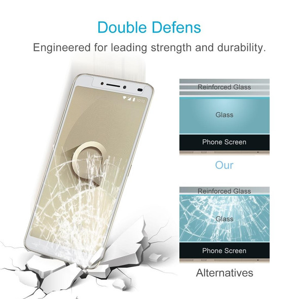 0.26mm 9H 2.5D Tempered Glass Film for Alcatel 3V