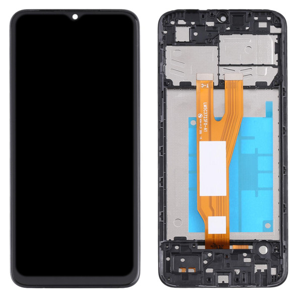 Original LCD Screen and Digitizer Full Assembly with Frame - Samsung Galaxy A03 Core
