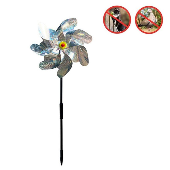 5PCS Balcony Garden Farmland Bird Catcher Reflector Anti-bird Laser Windmill, Style: Seven