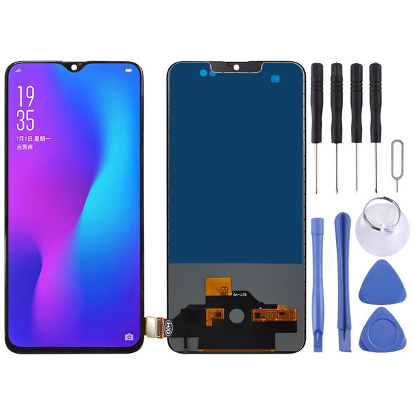 TFT Material LCD Screen and Digitizer Full Assembly for OPPO R17 / RX17 Pro / R17 Pro / RX17 Neo(Black)